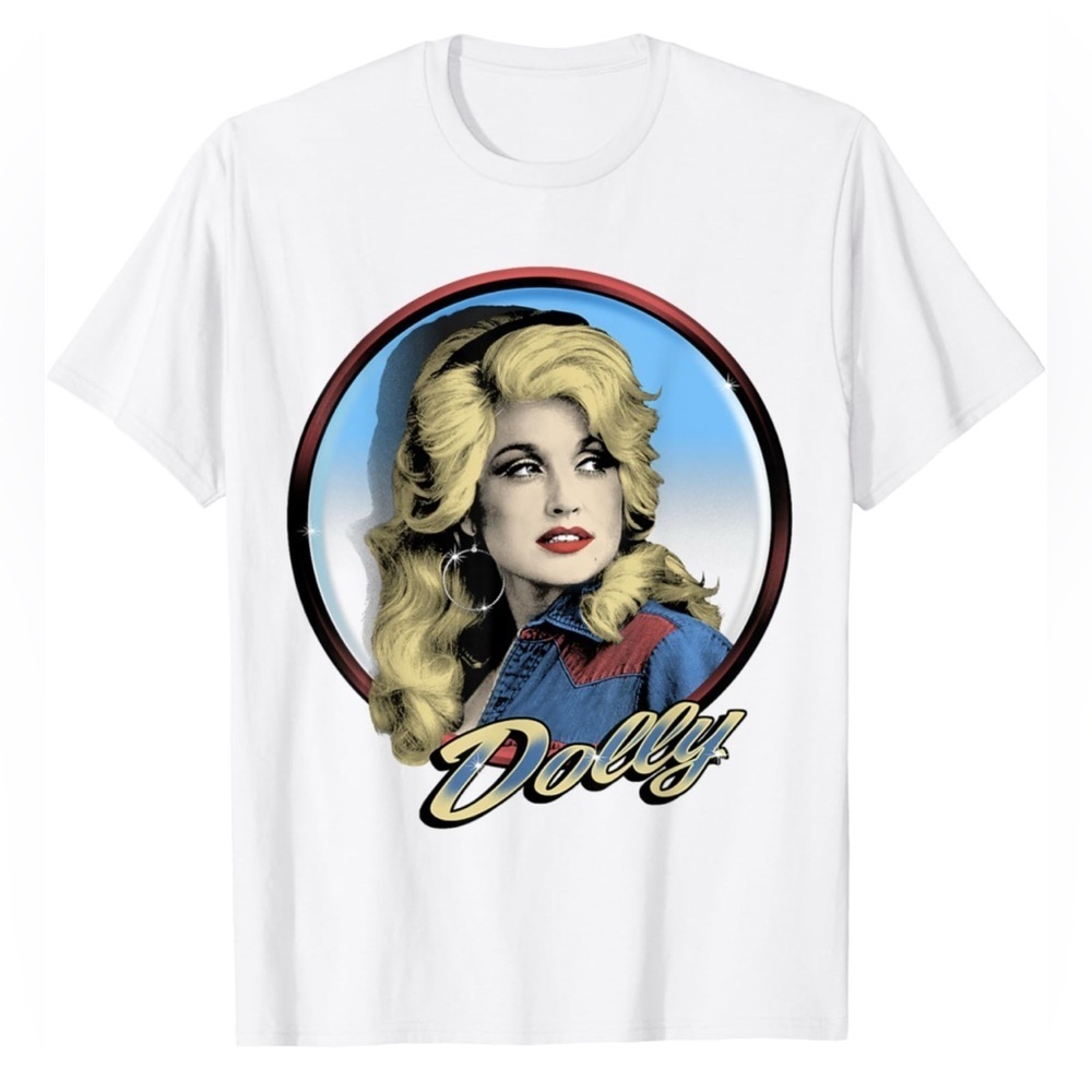 NEW- “Dolly” Graphic Western T-Shirt SIZE: Medium